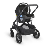 UPPAbaby 2015 VISTA - Aluminum Silver Frame Convertible Stroller Indigo Blue