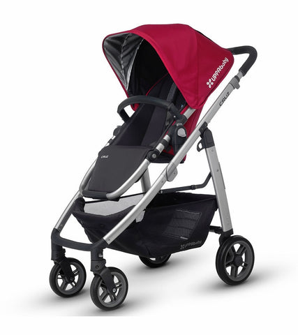 UPPAbaby CRUZ Stroller Denny Red Silver Frame