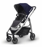 UPPAbaby CRUZ Stroller Taylor Indigo Blue Silver Frame