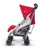 UPPAbaby G-LUXE Stroller - Silver Frame Denny Red