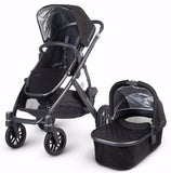 UPPAbaby 2015 VISTA - Carbon Frame Convertible Stroller Jake Black