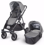 UPPAbaby 2015 VISTA - Carbon Frame Convertible Stroller Pascal Gray