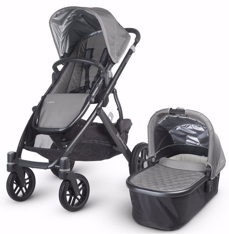 uppababy black frame 2015 UPPAbaby VISTA Convertible Stroller - Carbon Black Frame